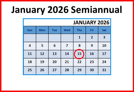 January 2024 Semiannual